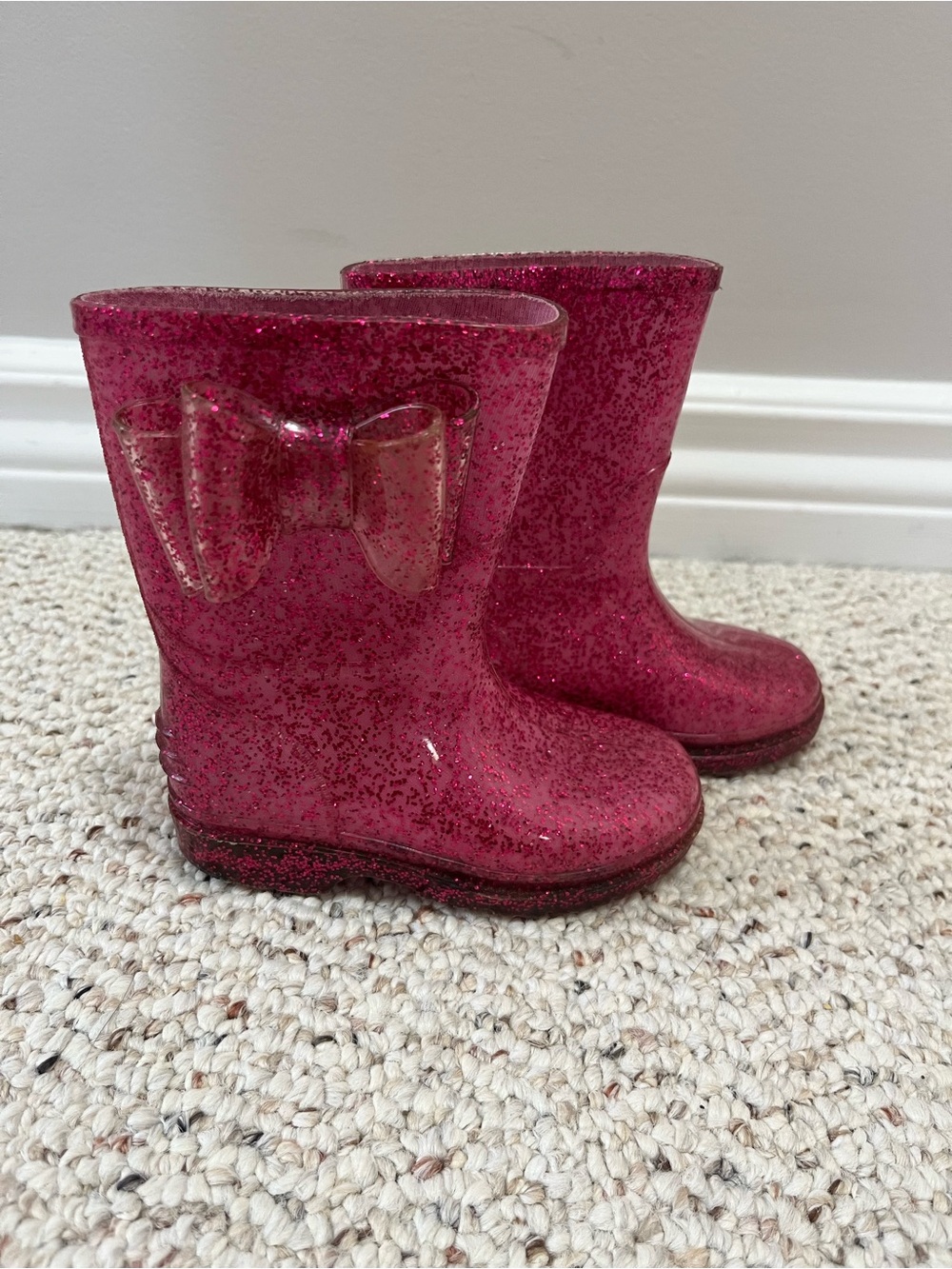 ✨2/$20✨ Pink Sparkle Rainboots
